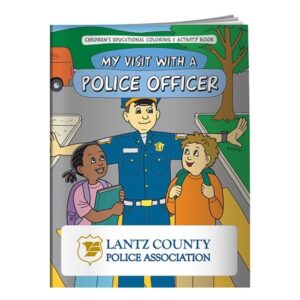 Coloring Book: My Visit with a Police Officer
