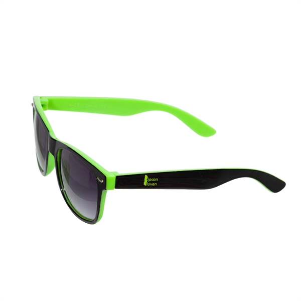 Miami Dual Tone Sunglasses w/ 1 Color Imprint