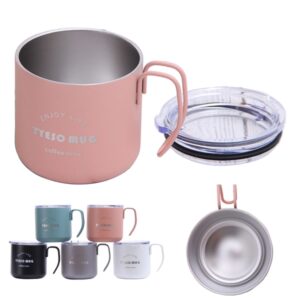 11 Oz Double Walled Vacuum Mug With Lid