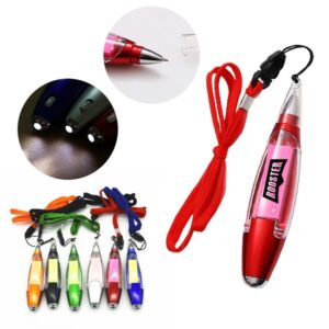 Multi functional Ball Point Pen with Sticky Notes/Flashlight