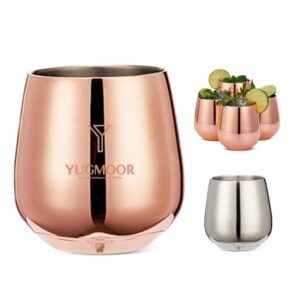 Portable Stainless Steel Stemless Wine Glasses