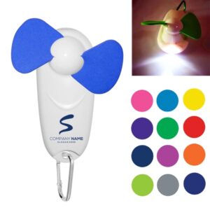 Mini Hand Held Fan w/ Carabiner