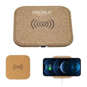 Eco-friendly Square Cork wireless Charger Pad
