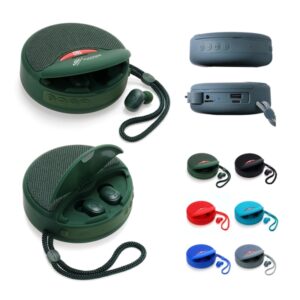 Portable Surround Sound Speakers with Earphone