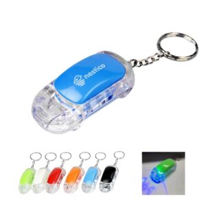 Car Shaped LED Flashlight Keychain