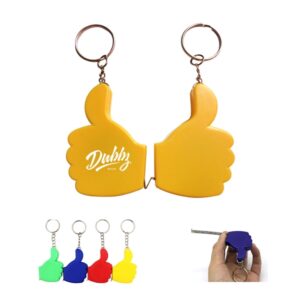 Thumbs Up Tape Measure Keychain