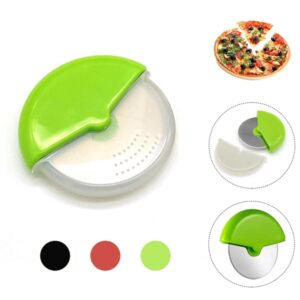 Stainless Steel Pizza Cutter Wheel w/ Blade Guard