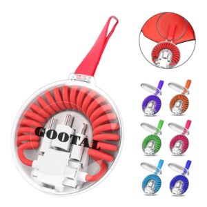 Telescopic Spring Phone Charger Cable