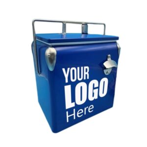 13 Liters Cooler Vintage Metal Box Keep Cool