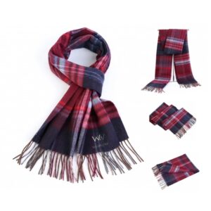 Women's Long Lattice Warm Scarf