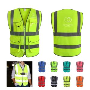 Multiple Pockets High Reflective Safety Vest