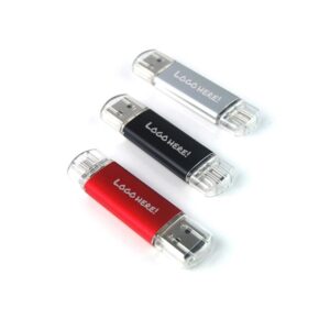 USB Flash Drive with Micro Adapter