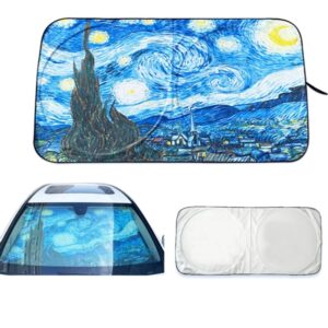 Full Color Dual Circle Auto Sunshade