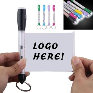 LED Flashlight Banner Pen / Key Chain