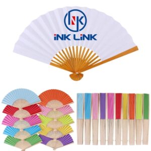 Paper Bamboo Folding Fan