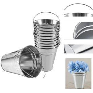 Mini Metal Buckets with Handles for Party Favors