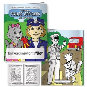 Coloring Book: Friendly Police Officers