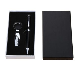 Office Gift Set Metal Ball Pen and Key Chain