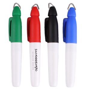 Mini Permanent Marker With Key Ring Cap