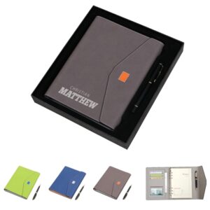 Magnetic Buckle Notebook With Pen Business Set