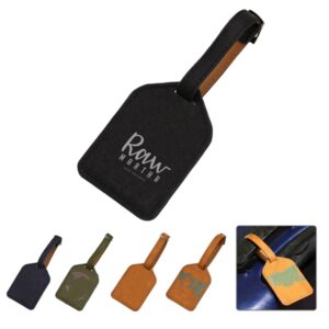 Creative PU Leather Luggage Tag