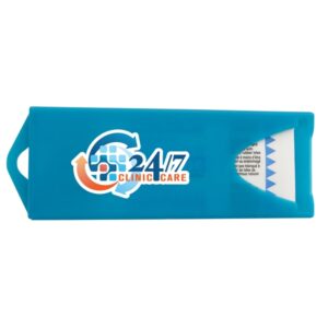 Original Colored Bandage Dispenser with Clear Bandages