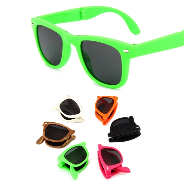 Multicolor Foldable Plastic Sunglasses