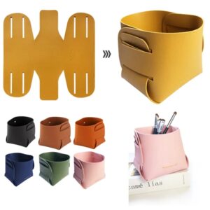 PU Portable Removable Desktop Storage Box
