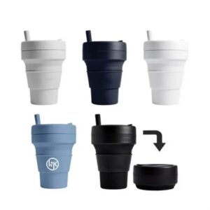 12 Oz collapsible silicone cup