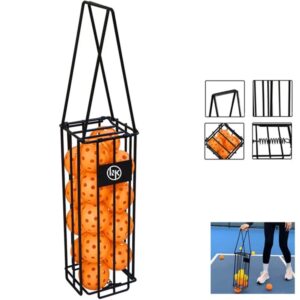 Portable Pickleball Tennis Ball Collector Retriever Basket