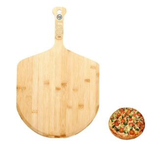 Pizza Peel Paddle Cutting Board Handle Premium Bamboo
