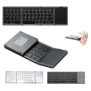 Foldable Bluetooth Wireless Keyboard with Number Pad