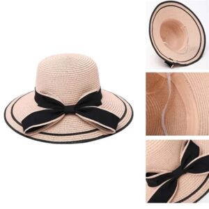 Summer Bow Tie Beach Straw Hat