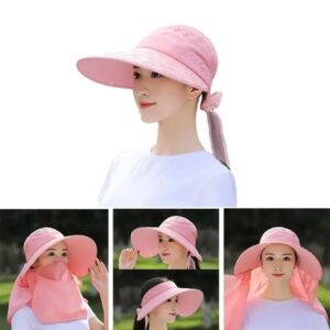 Wide Brim Removable Visor Hat
