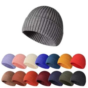 Winter Acrylic Knit Beanie Hat