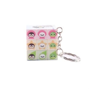 Custom Full color Mini Puzzle Cubes with Keychain