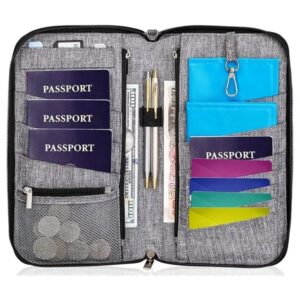 Premium Family Travel Document Organizer