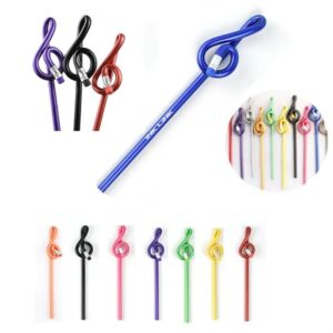 Colourful Treble Clef Shape Bent Pencils