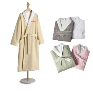 Plush Lined Microfiber Bath Robe