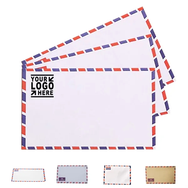Vintage Craft Paper Airmail Envelope