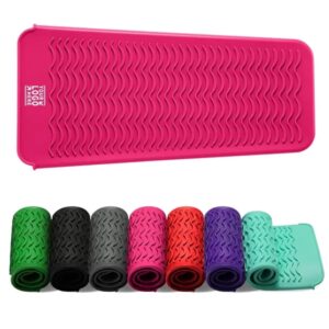 Silicone Heat Resistant Travel Mat Pouch for Hair Straighten