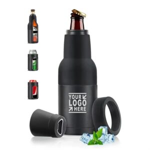 12oz Double Wall Steel Beer Can Cooler