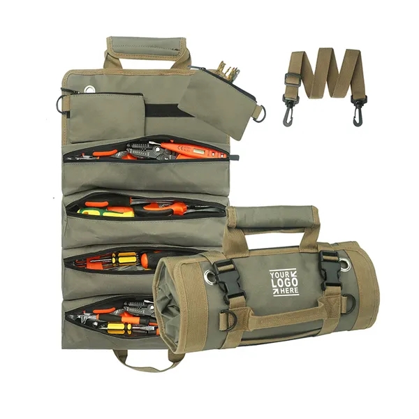 Small Tool Bag Organizer and Storage with Detachable Pouches