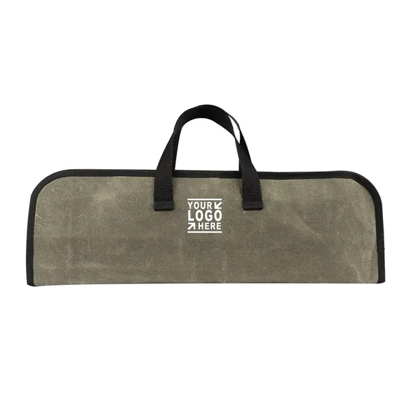 Waxed Canvas Cutlery Knife Roll