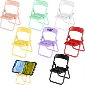 Mini Folding Chair Cell Phone Stand