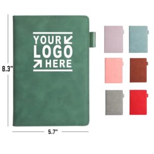 Soft PU Leather Cover Notebook with Pen Loop