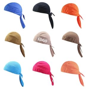 Pirate Bandana Sweat Wicking Beanie Cap