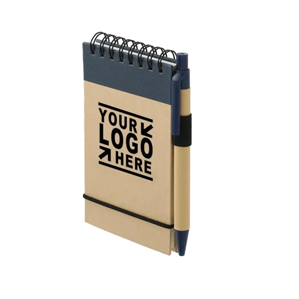 5" x 3" Mini Recycled Jotter with Pen