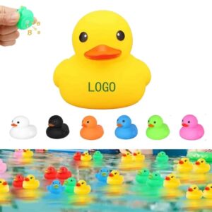 MOQ100 Rubber Scream Duck Bath Toy Inspirational Gift