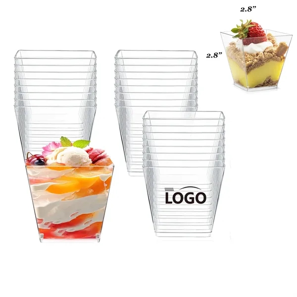 7OZ Disposable Clear Plastic Dessert Shooter